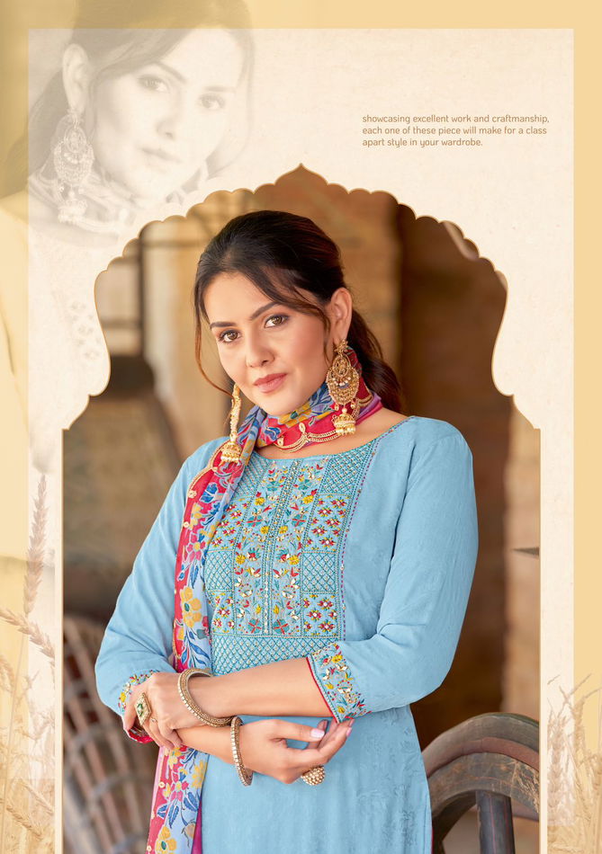 Elegance By Mittoo Rayon Weaving Jacquard Designer Kurti With Bottom Dupatta Wholesale Online